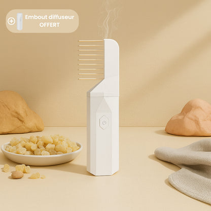 Essenzia Bakhoor Brush + Encens Frankincense Premium 50g